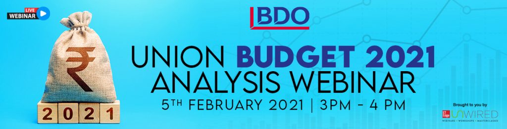 Analysis of the Union Budget 2021